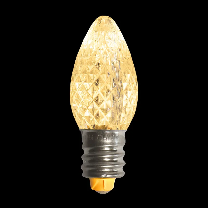 Bombilla LED C7 Facetada – Blanco Cálido Sol