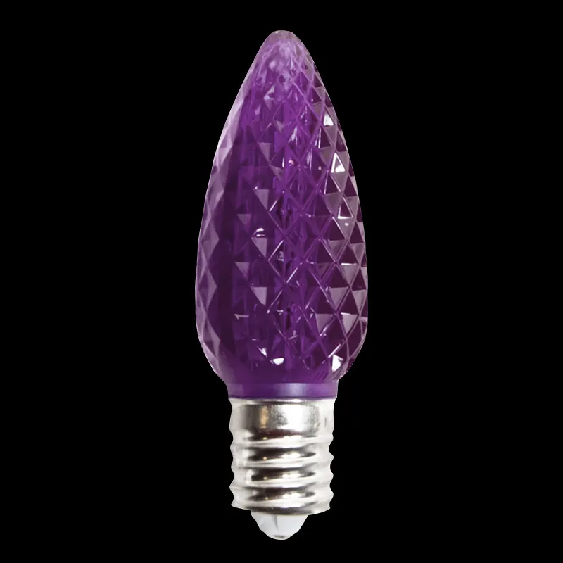 Bombilla LED Facetada C9 V2 - Púrpura
