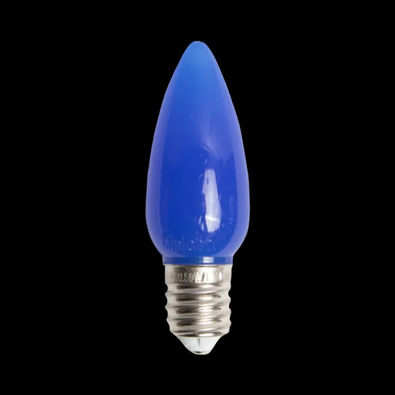 Bombilla LED C9 Opaca Azul