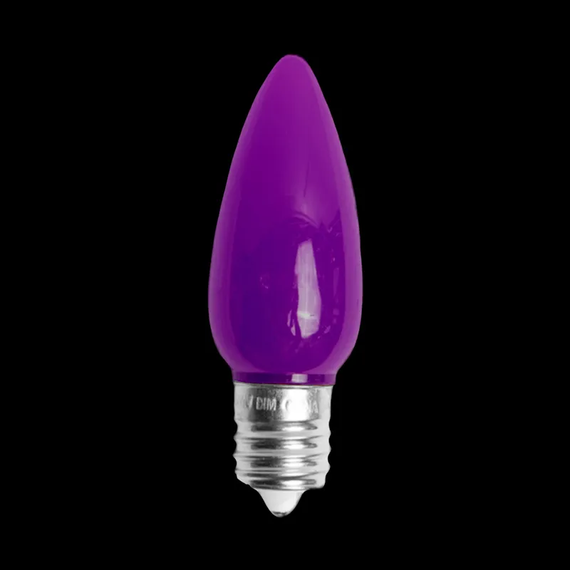 Bombilla LED C9 Opaca Púrpura