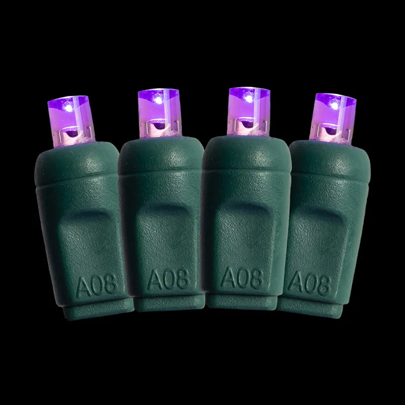 prenda impermeable al aire libre púrpura de las luces de la Navidad de 100L 5MM LED