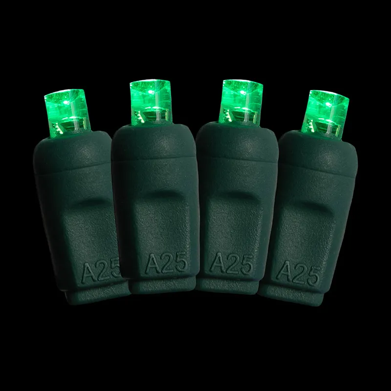 la secuencia verde de la Navidad de 70L los 5M M LED enciende prenda impermeable al aire libre IP65 del espaciamiento de 4 pulgadas