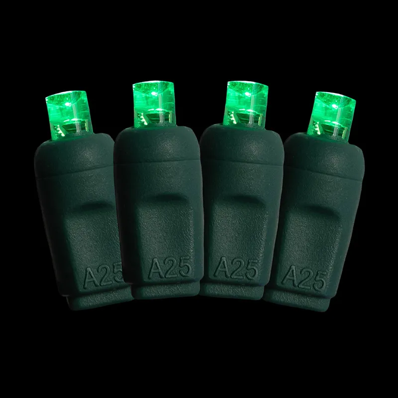 100L LED 5MM 6″ Espaciado – Verde
