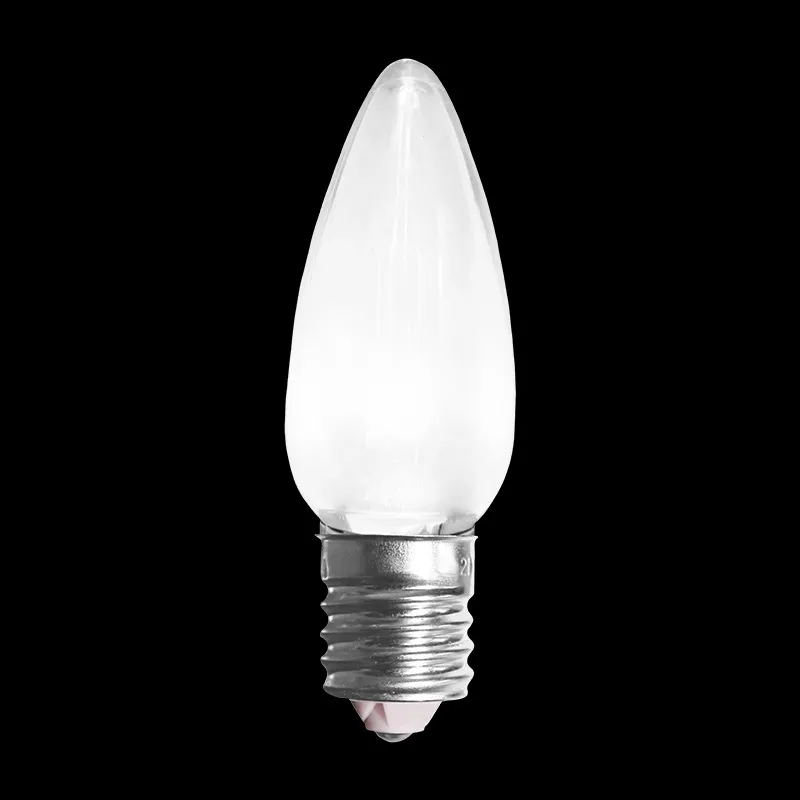 Bombilla LED C9 Transparente Blanco Puro