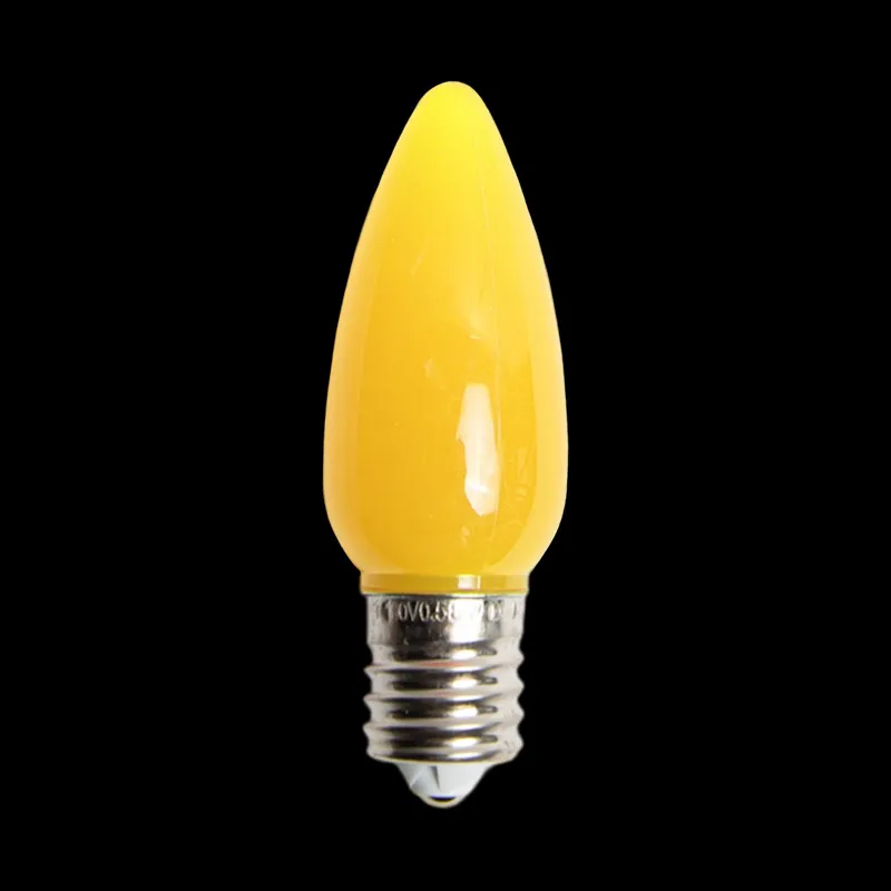Bombilla LED C9 Opaca Amarilla