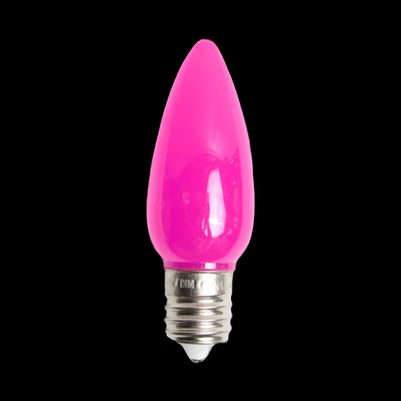 Bombilla LED C9 Opaca Rosa