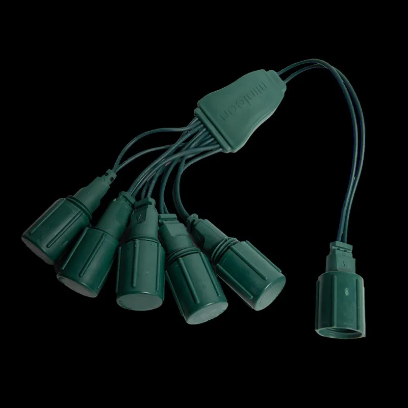 Divisor coaxial de 5 vías – Verde