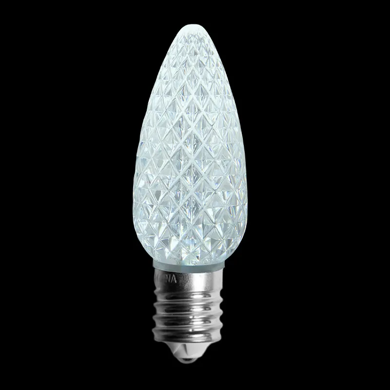 Los bulbos del reemplazo de C9 Minleon LED refrescan la prenda impermeable blanca de la UL del bulbo de la Navidad