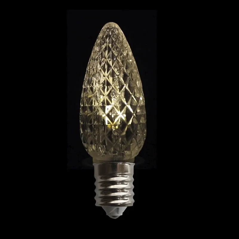 Parpadeo de bombilla LED facetada C9
