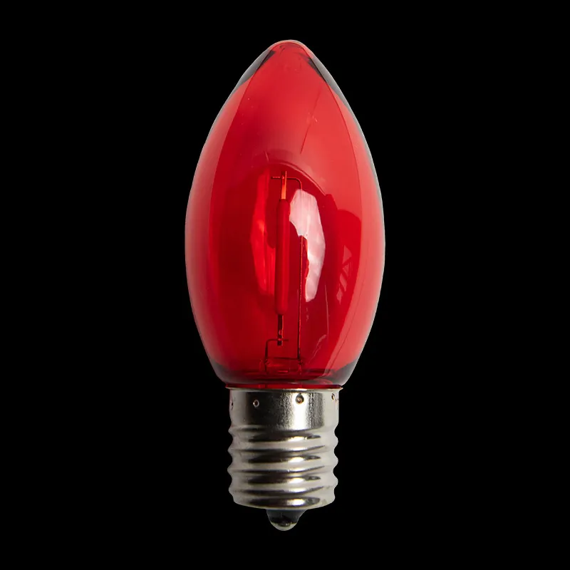 Bombilla de filamento LED C9 – Roja