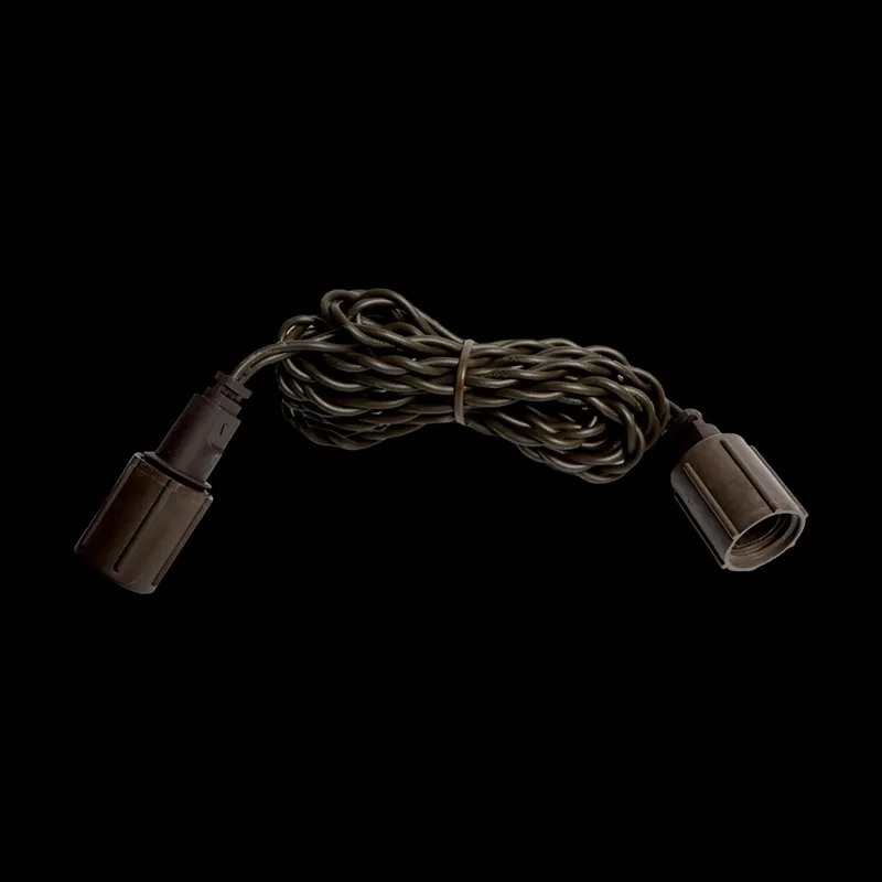 Cable de extensión coaxial de 12′ – Marrón