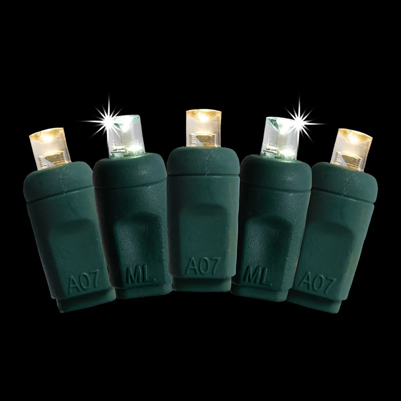 prenda impermeable al aire libre de las luces de la secuencia de la Navidad LED de 50L 5MM Champán